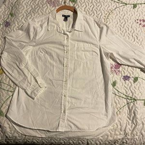 Women's Gap White button down shirt